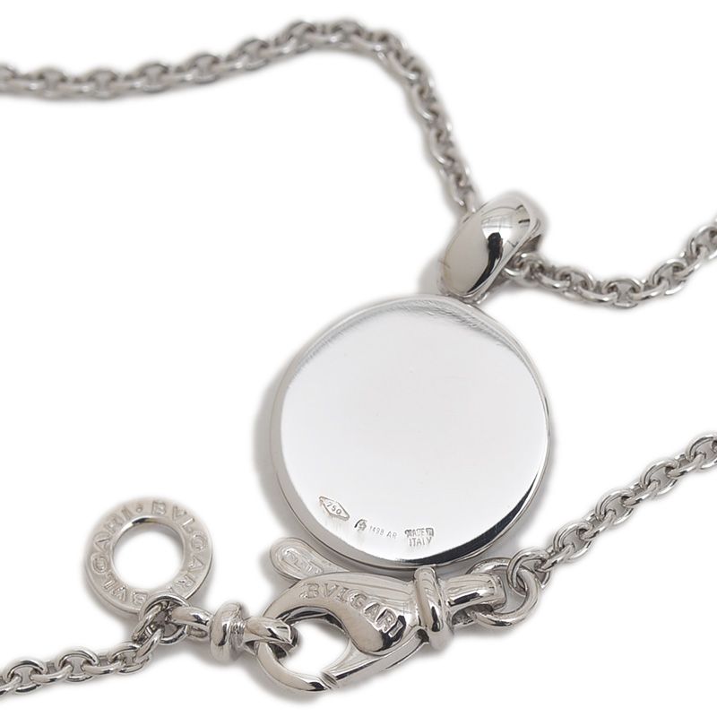 ブルガリ ブルガリブルガリ ネックレス K18WG パヴェダイヤ - メルカリ 