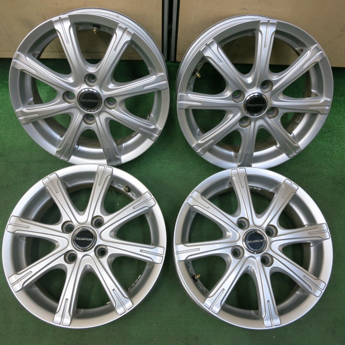 [送料無料] キレイBALMINUM バルミナ 14インチ ホイール 14×4.5J PCD100/4H4103107SYホ