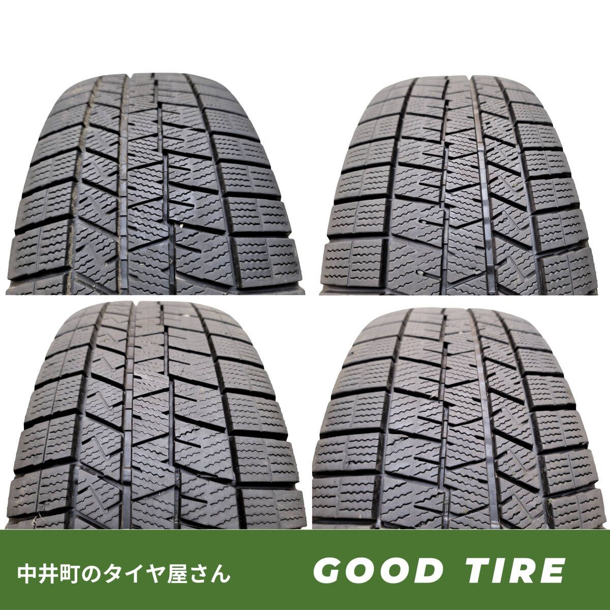 215 60R16 ダンロップ WINTER MAXX 03 2020年製 4本 冬用 8分山 タイヤ タイヤ オデッセイ エスティマ クラウン 6856