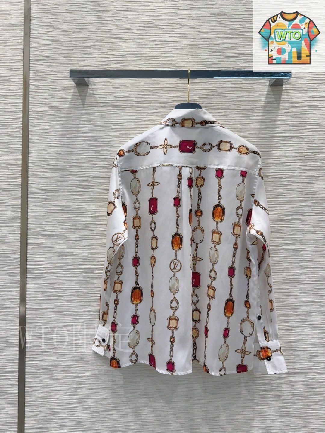 今日特価】LOUIS VUITTON 2025SS モノグラム浸透プリントシャツ