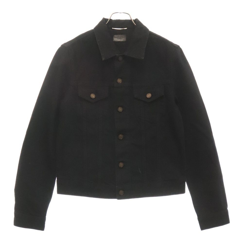 SAINT LAURENT PARIS (サンローランパリ) デニムトラッカージャケット ブラック 597085 YF899