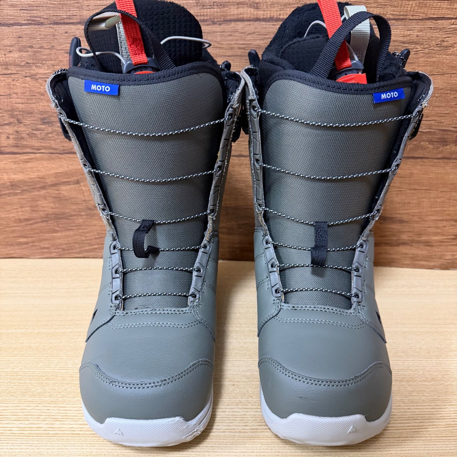 バートン ブーツ スノーボード モト Burton moto SNOWBOARD スノーボード メンズ 25.5cm オールラウンドモデル ジャンプ グラトリ ジブ トリック フリーラン フォレストモス 23-24モデル マウンテンロゴ