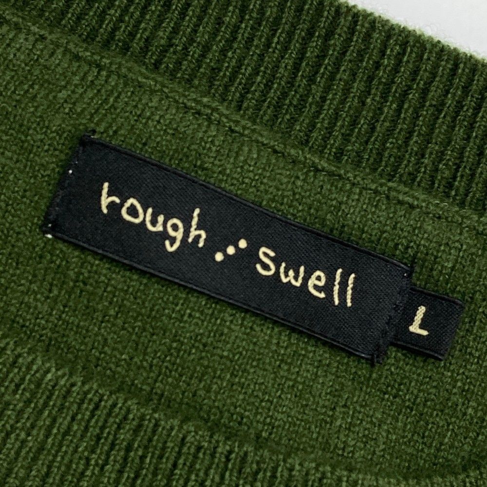 ROUGH&SWELL ラフアンドスウェル ウール ニットセーター ブルー系 M