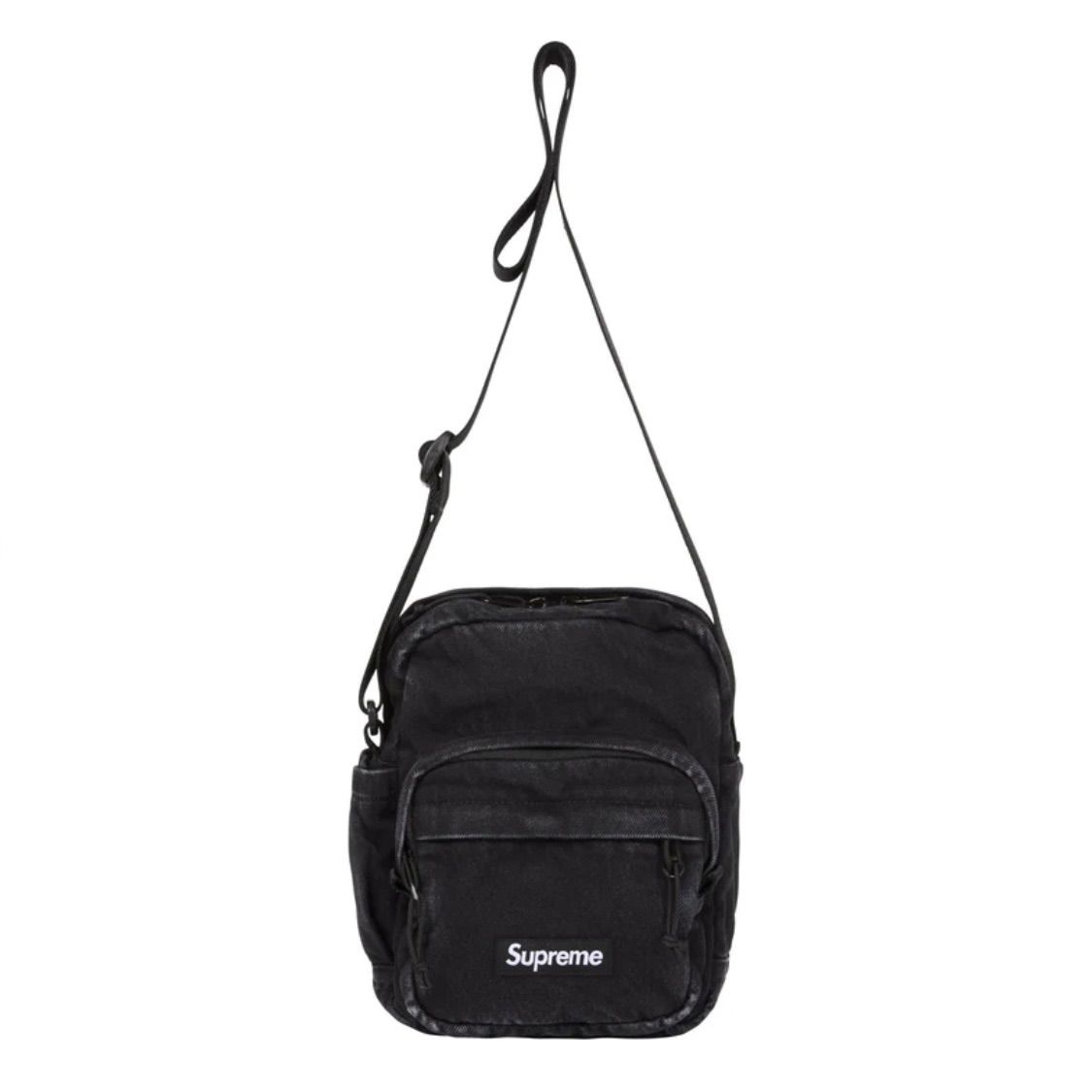 Supreme denim shoulder bag black シュプリーム