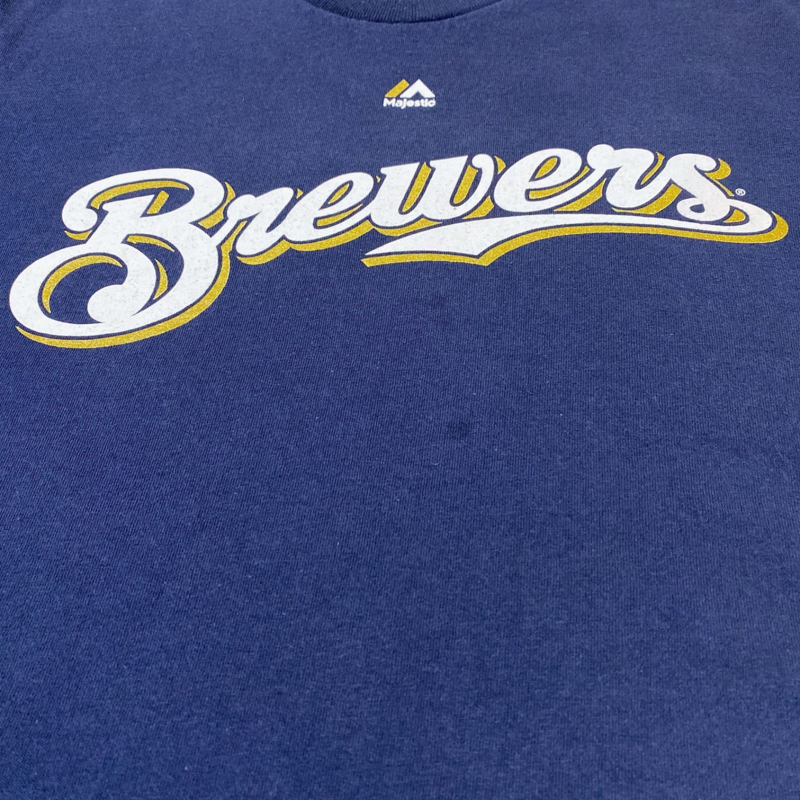 メジャーリーグ MLB BREWERS ブルワーズ ゲームシャツ MLBブルワーズ 刺繍 ベースボールゲームシャツ - メルカリ