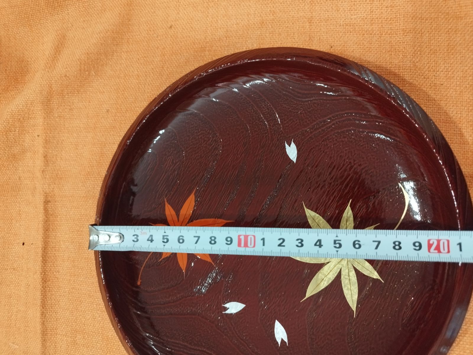 山中塗／うるし】紅葉蒔絵・螺鈿 銘々皿（取皿）2枚セット｜未