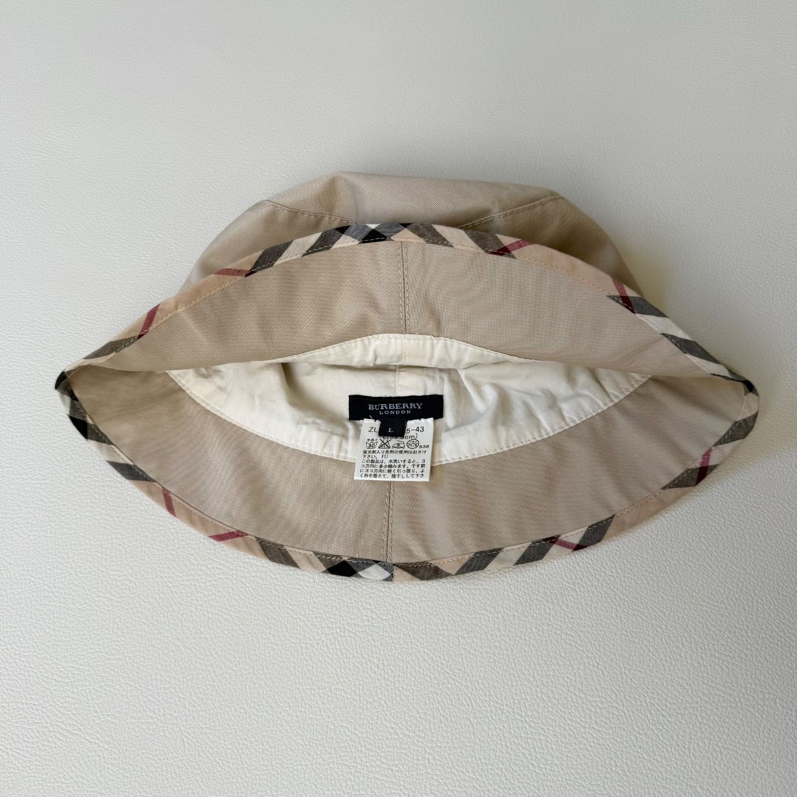 BURBERRY LONDON バーバリーロンドン ハット Lサイズ 帽子 ノバ