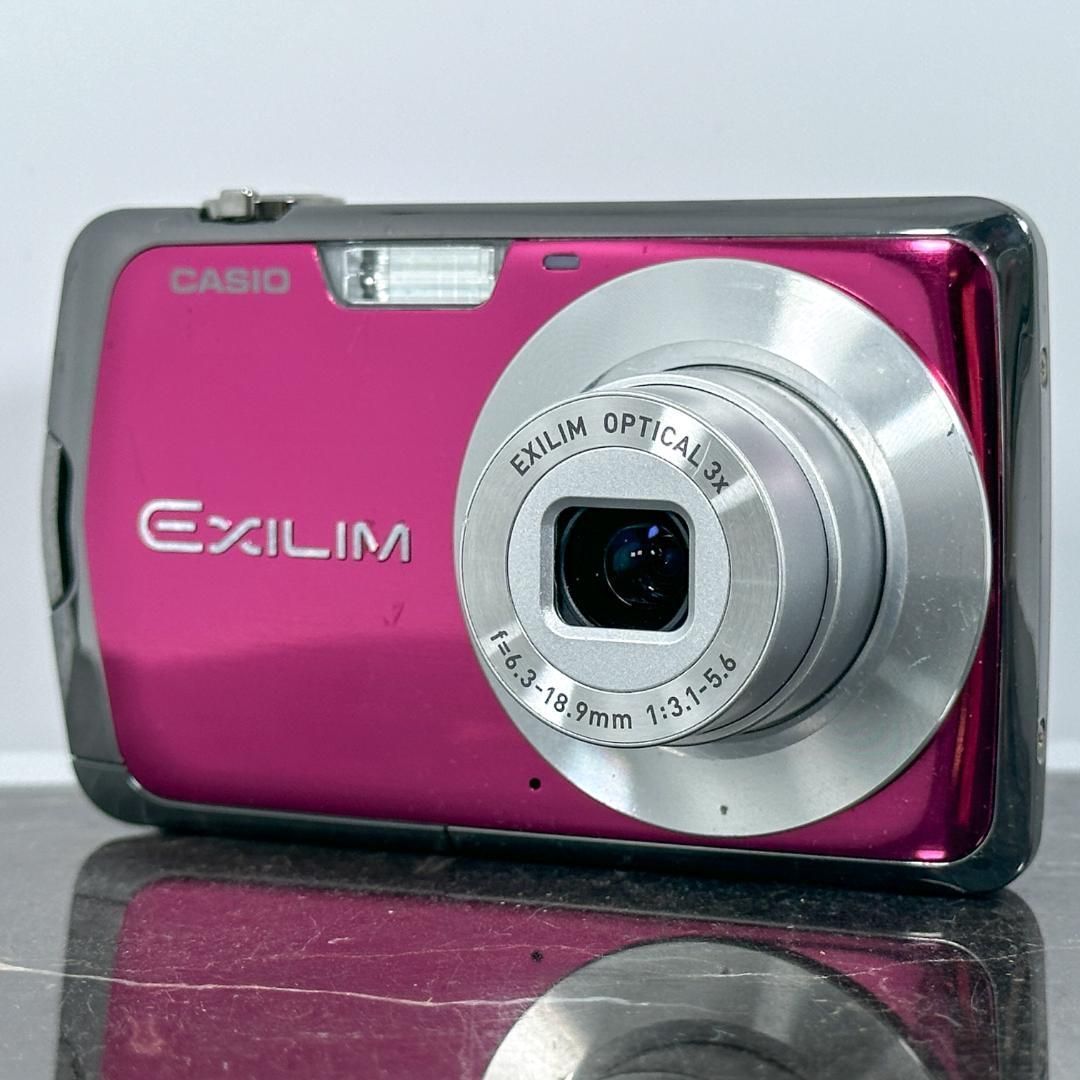 動作品 CASIO EXILIM EX-Z1 ピンク 充電器付 オールドコンデジ 【公式