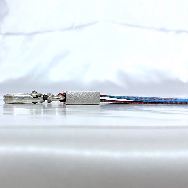 シャネル ネックストラップ ブルー レッド スポーツ ec-20202 美品