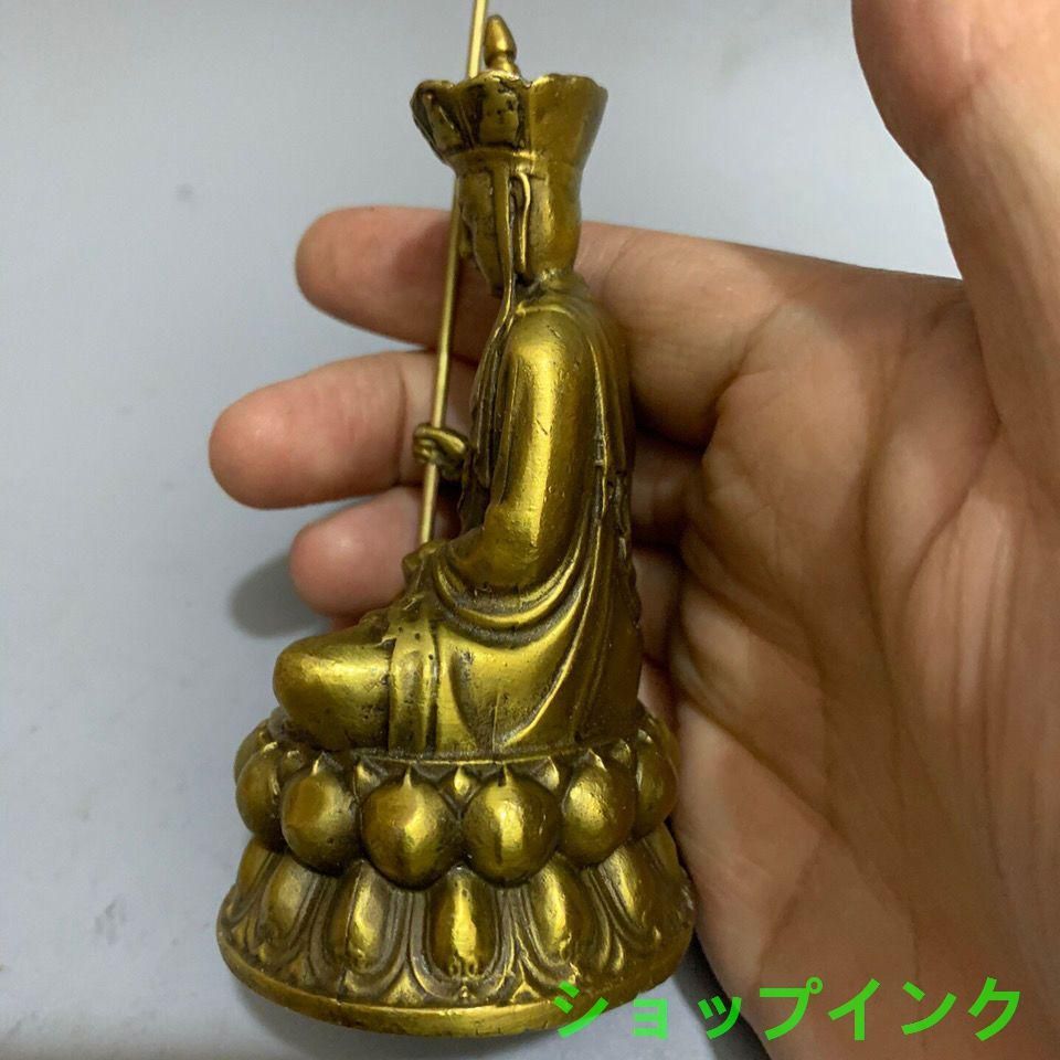 仏教美術 仏像 地蔵王仏像 小仏像 銅製 銅器 仏教美術 仏像 地蔵王仏像 小仏像 銅製 銅器