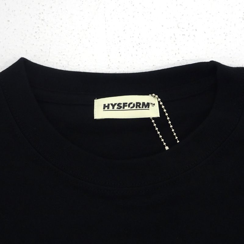 三重店】HYSFORM｜ハイスフォーム ロングスリーブロゴTシャツ ブラック