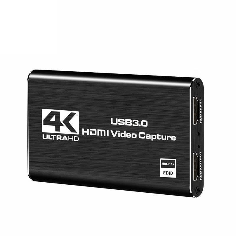 キャプチャーボード パススルー 4K 60FPS USB 3.0