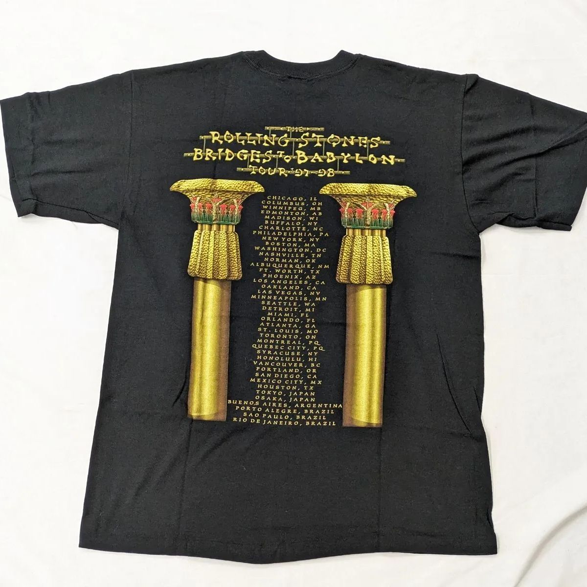 激レア！極美品！90s ヴィンテージ Rolling Stones Tシャツ Lサイズ 