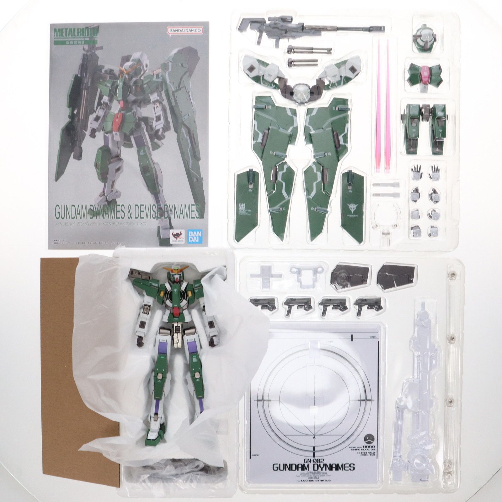 BANDAI - 魂ウェブ商店限定 L BUILD ガンダムデュナメス&amp;デヴァイズデュナメス 機動戦士ガンダム00(ダブルオー) 完成品 可動フィギュア バンダイスピリッツ 抽選販売】METAL BUILD ガンダムデュナメス＆デヴァイズ