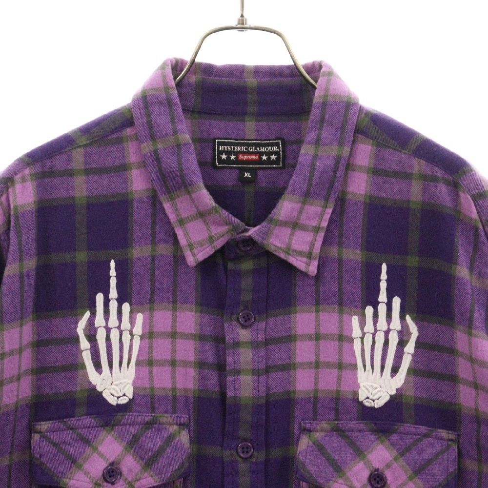 SUPREME (シュプリーム) 21SS ×HYSTERIC GLAMOUR Plaid Flannel Shirt