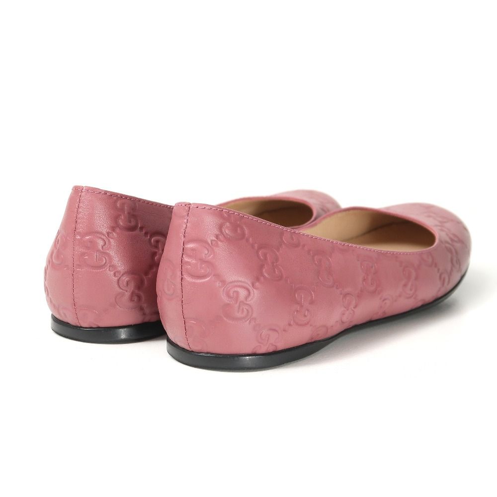 □美品□GUCCI グッチ シマ バレエシューズ サイズ35.5 GG