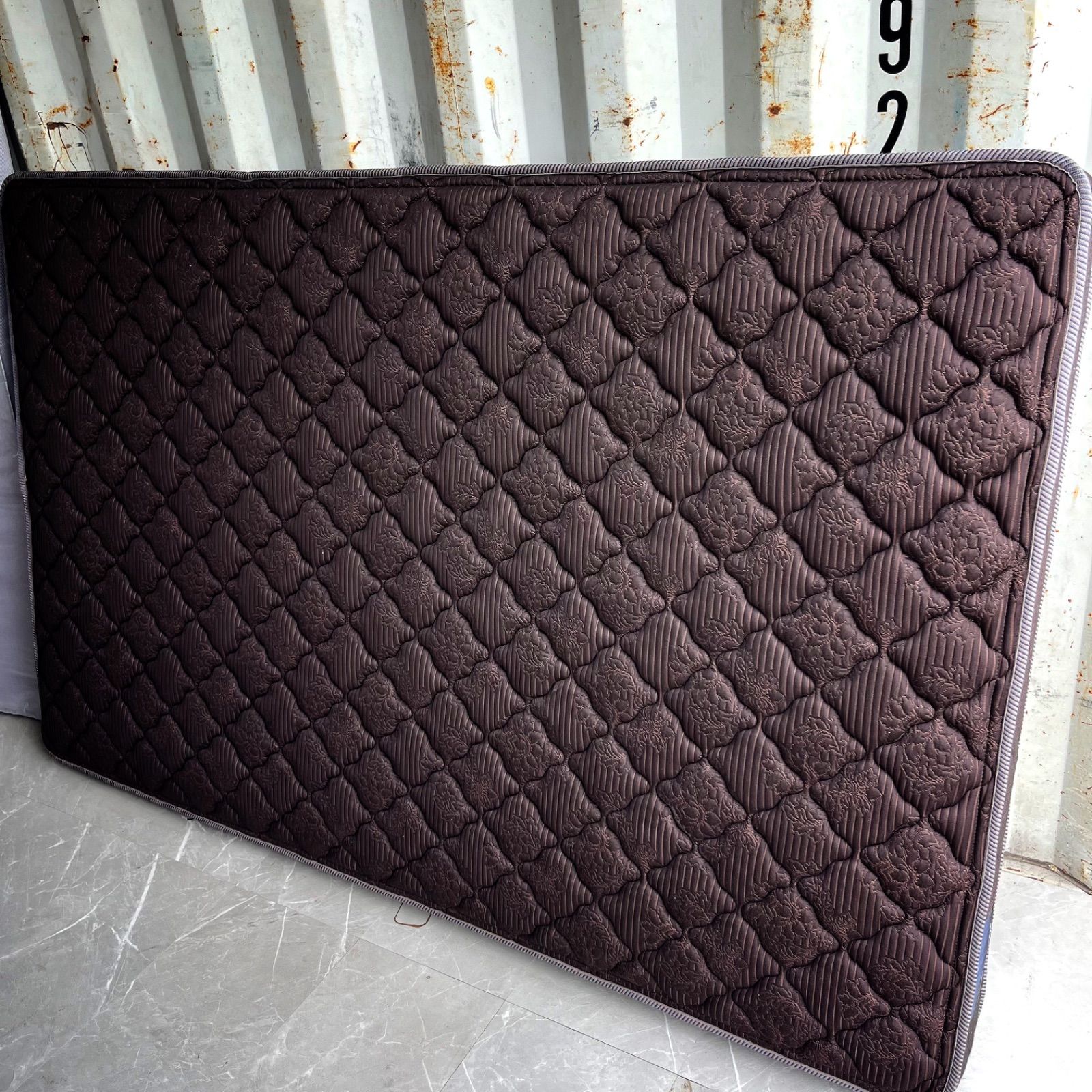 ハイジェニックPW ダークブラウンセミダブルマットレス