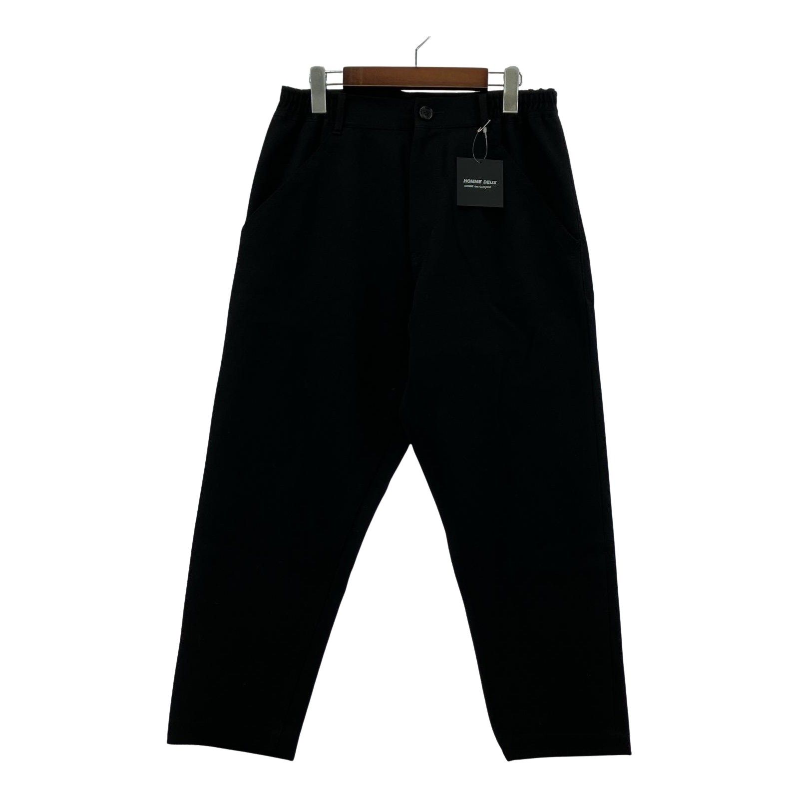 【初回限定】 GARCONS des COMME HOMME ブラック S リネンスラックス DEUX パンツ
