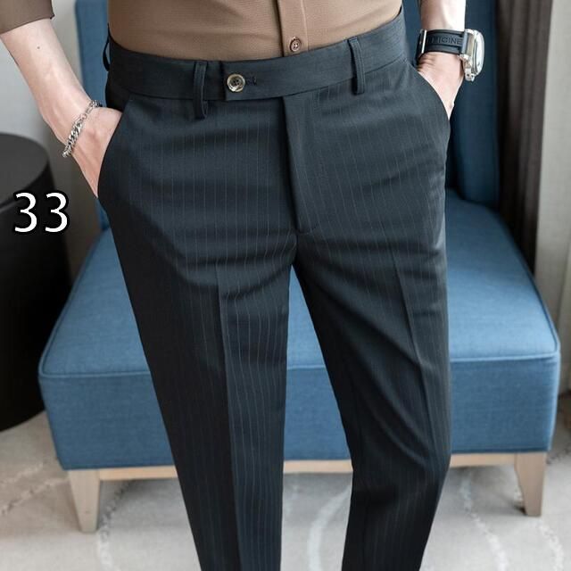 エディフィス Edifice スーツ ネイビー ストライプ EDIFICE