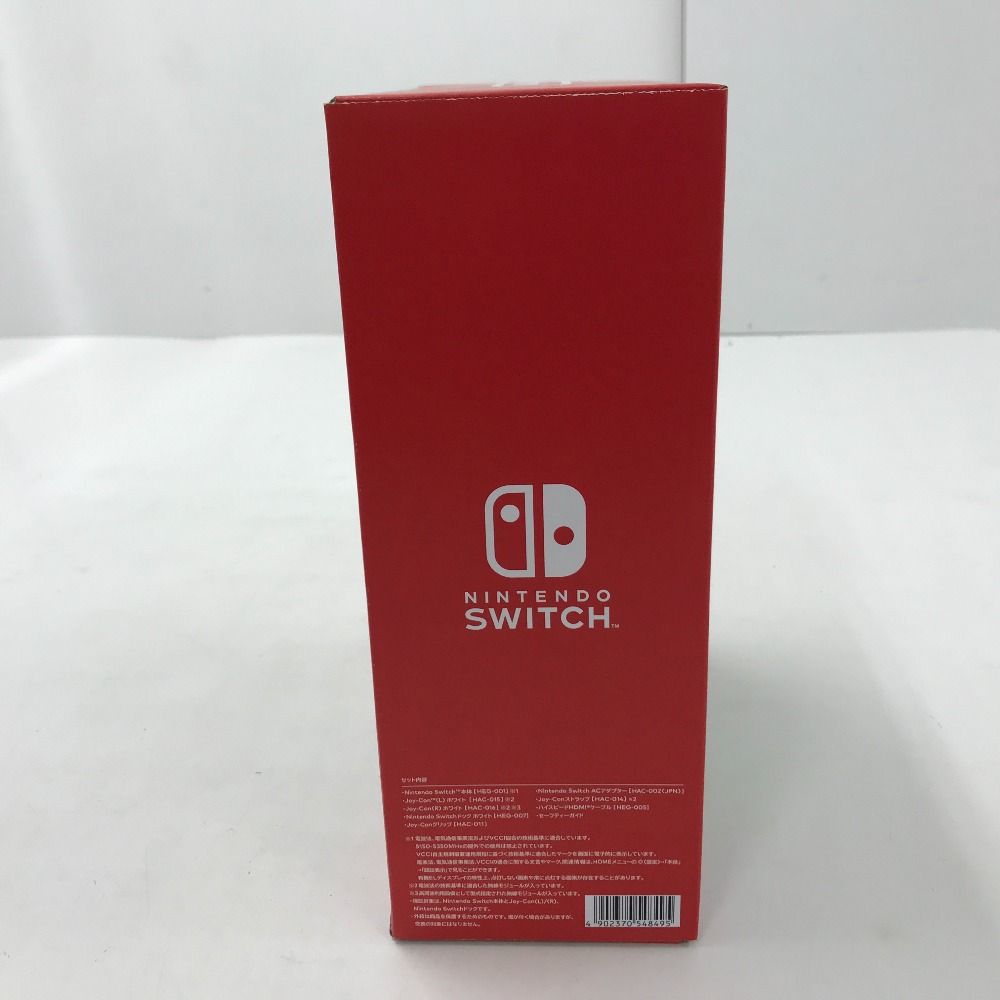 02w06542 Nintendo Switch ニンテンドースイッチ 有機ELモデル Joy-Con(L)(R)ホワイト ※未使用品 ゲームハード  【中古品】 - メルカリ