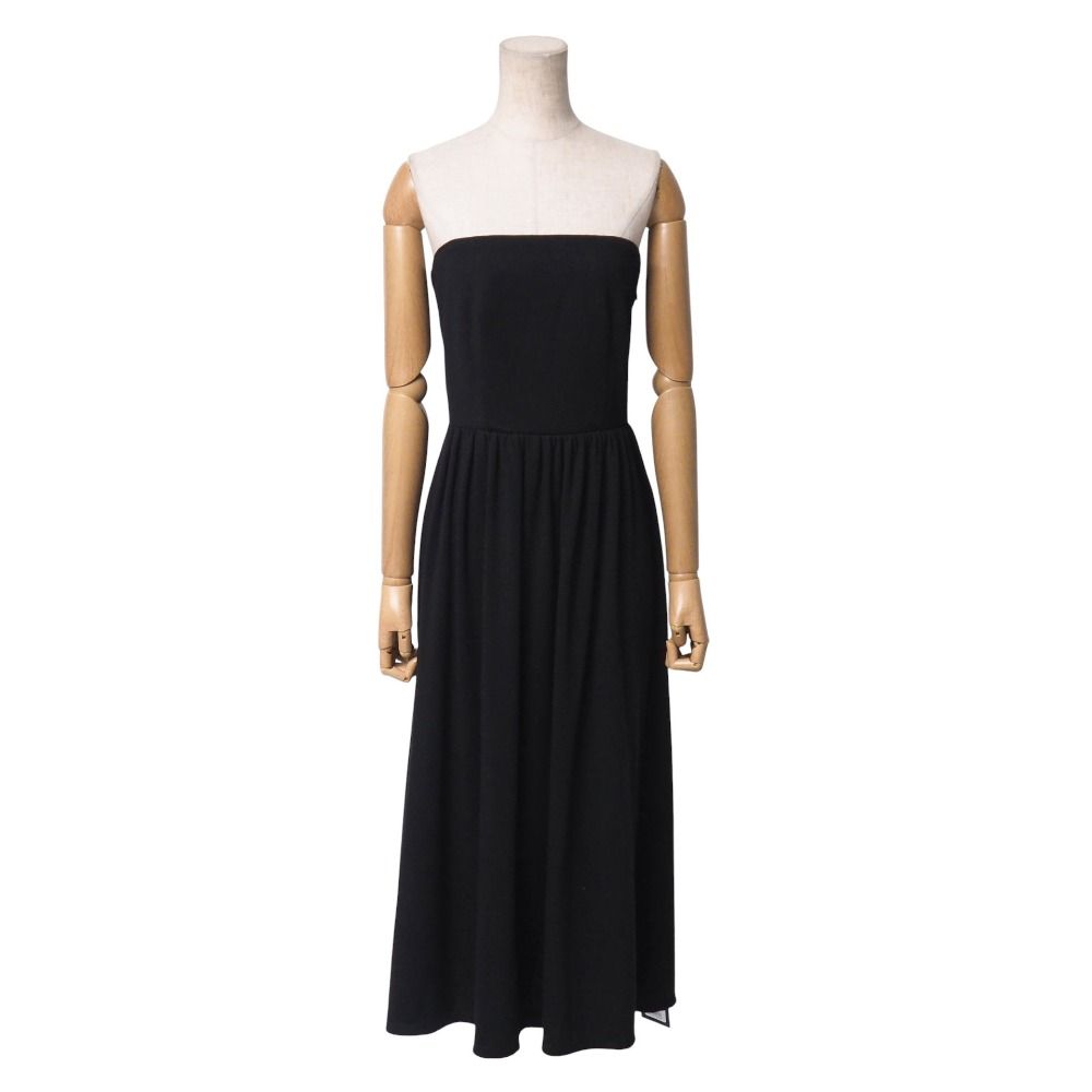 ♥品 2025SS BORDERS at BALCONY ボーダーズ アット バルコニー WEEKEND BARETOP DRESS ウィークエンド ベアトップ ドレス ワンピース サイズ36 ジャージー フ 20250924|RA6139