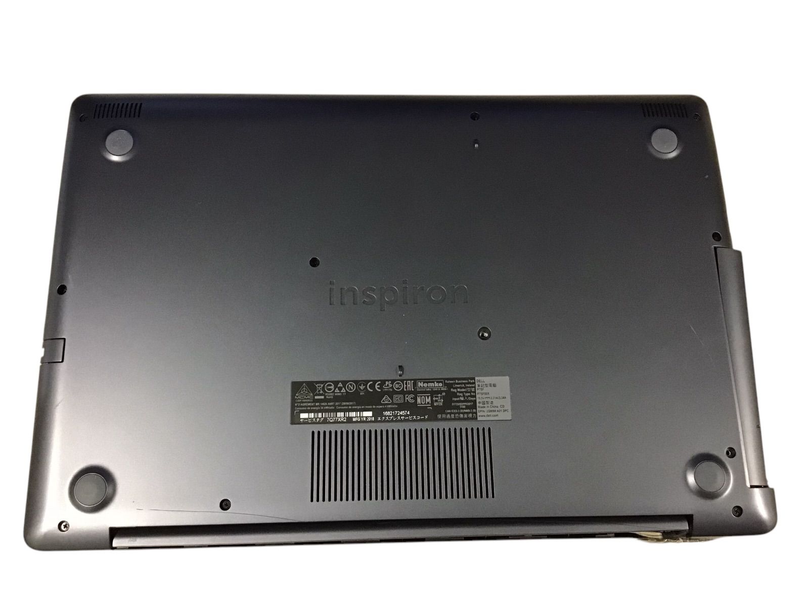 npc25【ジャンク】DELL P75F◇i7 節約 8th/4GB◇起動 NEC PC-VKT16BZG4