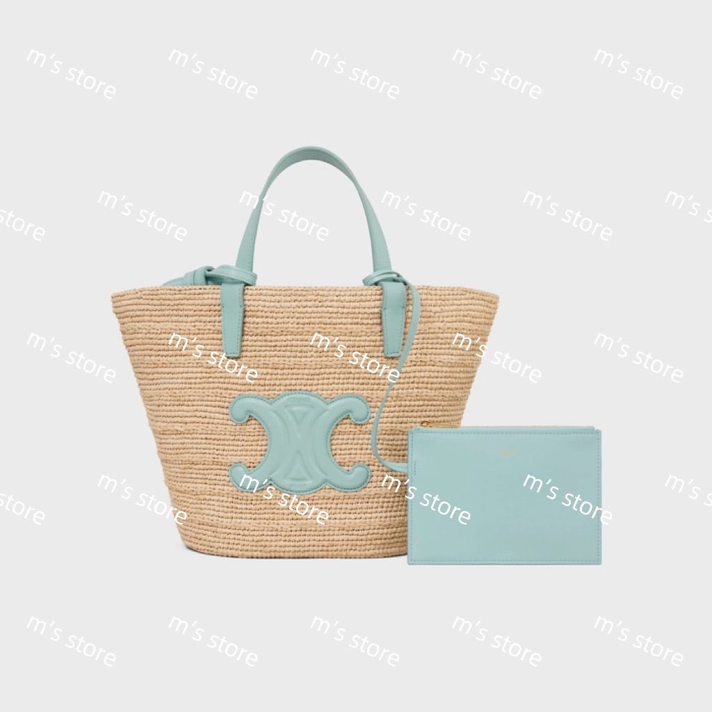 新品 CELINE セリーヌ ティーン サプル クラシック パニエ ラフィア  