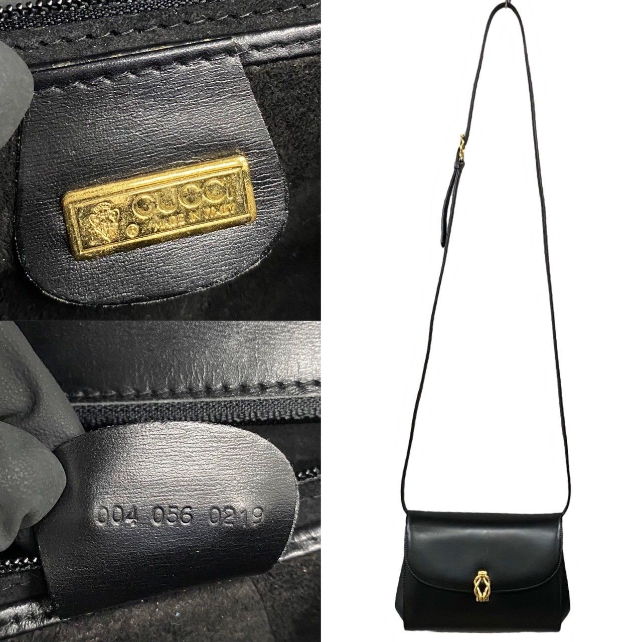 極 美品 希少品 GUCCI グッチ オールドグッチ ヴィンテージ レザー 本 