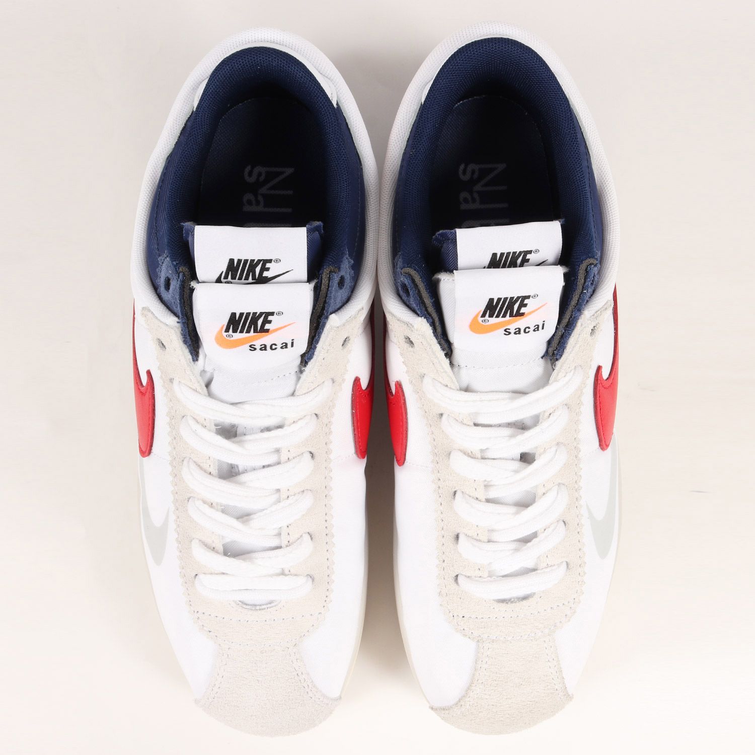 新品 Sacai サカイ NIKE ZOOM CORTEZ SP White and University Red