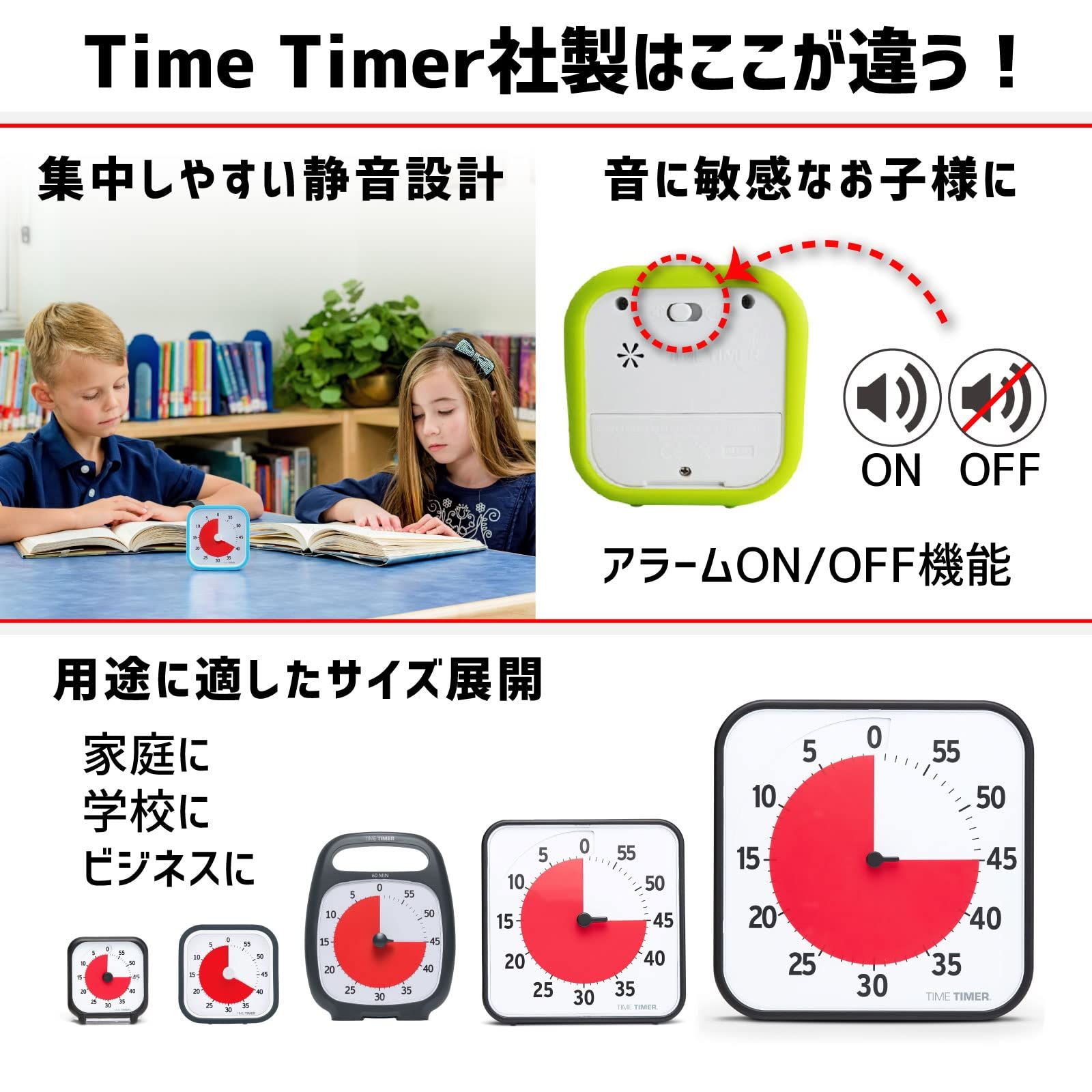 タイムタイマー(TIME TIMER) 勉強タイマー MOD モッド (カバー付き) スカイブルー 9cm 60分 学習アラーム TTM9-BL-W [ スカイブルー] [単品] - メルカリ