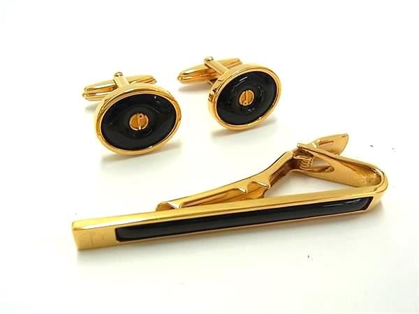 美品【 dunhill 】カフスボタン ネクタイピンセット セット ダンヒル dunhill カフスボタン カフリンクス タイピン