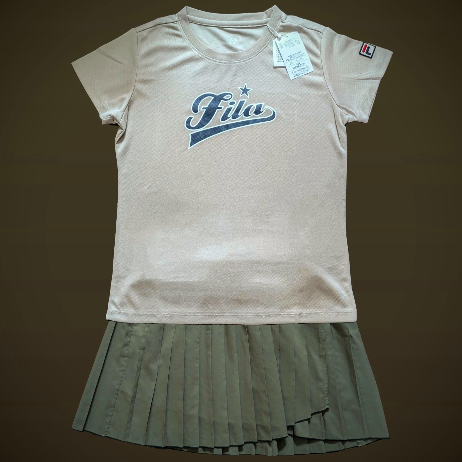 FILA フィラ テニス ウェア シャツ スコート 上下セットアップ