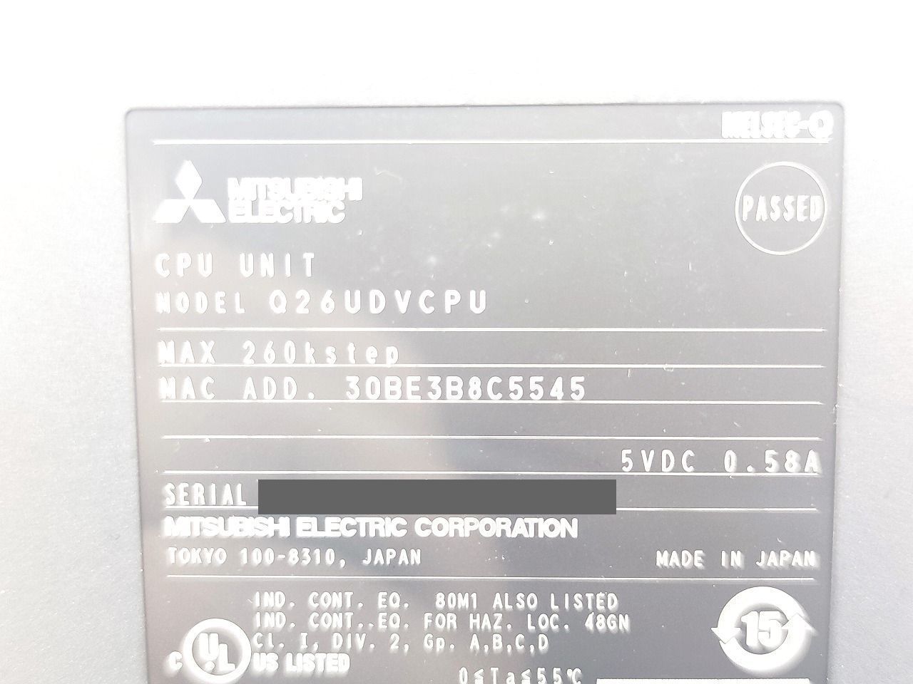 MITSUBISHI Q26UDVCPU
