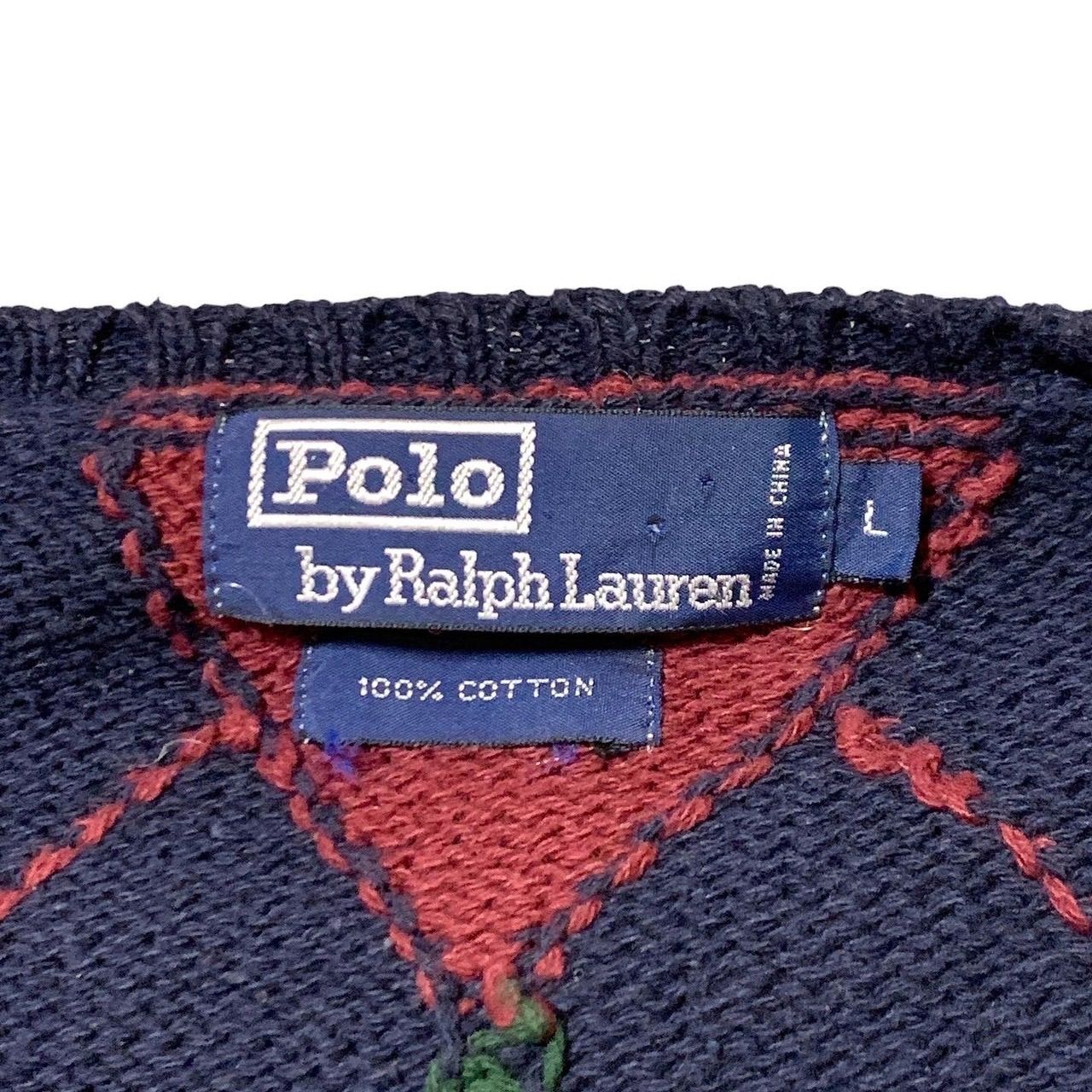 Polo by Ralph Lauren アーガイルセーター ニット 90s 90s Ralph Lauren アーガイル柄セーター ウール シルク リネン