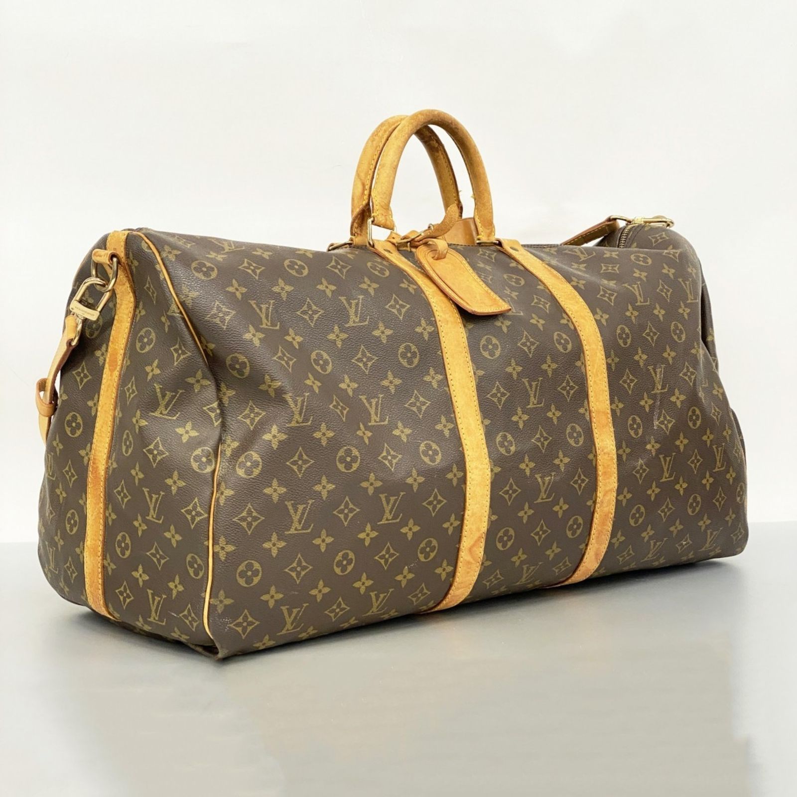 ルイ ヴィトン Louis Vuitton ルイ ヴィトン ボストンバッグ モノグラム キーポルバンドリエール60 M41412 ブラウンメンズ レディース P1519027