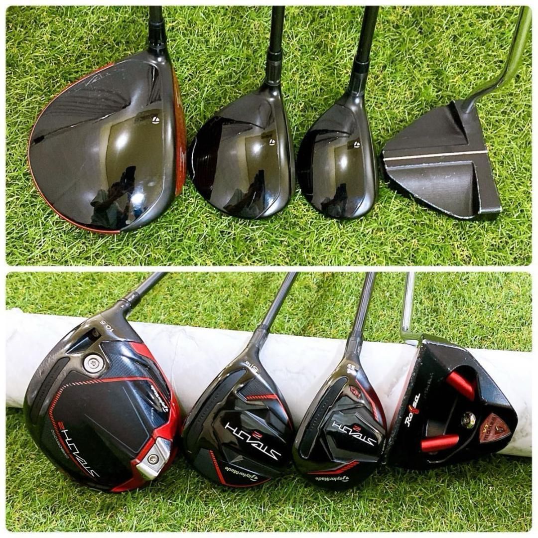 テーラーメイド ステルス2 ステルスHD メンズゴルフセット 完璧セット S テーラーメイド ステルス2 ステルスHD メンズゴルフセット 完璧