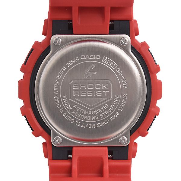 G-SHOCK デジタル腕時計 レッド 20BAR G-SHOCK デジタル腕時計 レッド