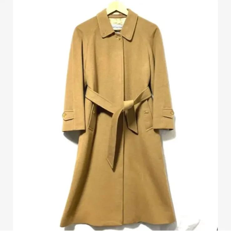 バーバリー BURBERRYS ロングコート ウール×カシミヤ 9AR 美品 BURBERRY - Vintage バーバリー Burberrys コート ウール カシミヤ