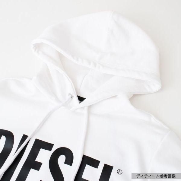 ディーゼルDIESEL パーカー 00SAQJ 0BAWT S－GIR－HOOD ホワイト M 
