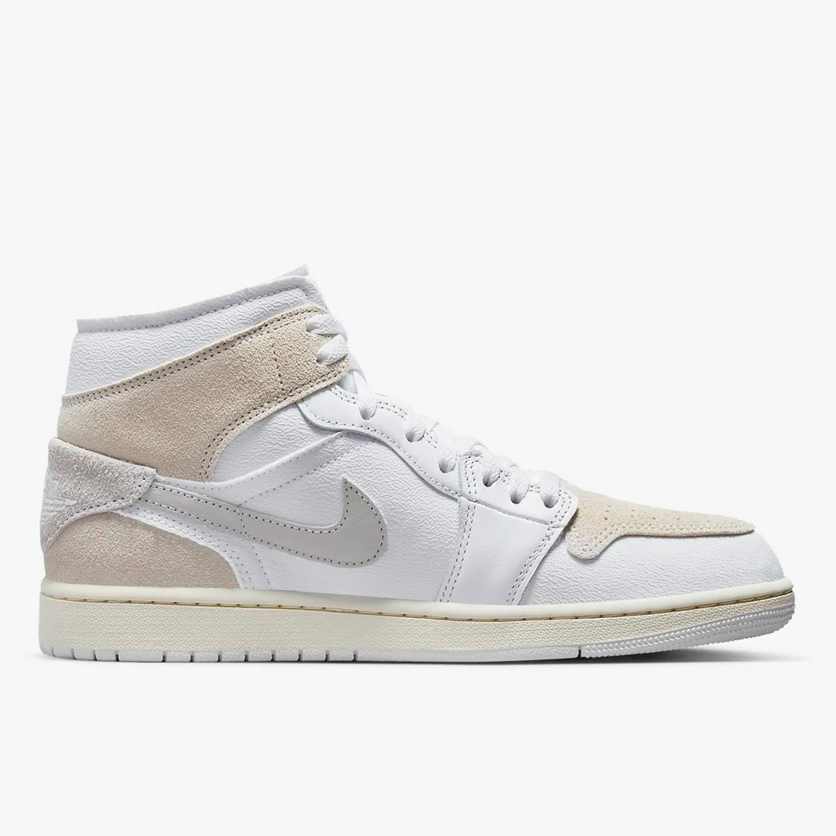 美品　Nike Air Jordan 1 Mid ホワイト/ベージュ　20cm 楽天市場】ナイキ エア ジョーダン 1 ミッド NIKE W AIR JORDAN