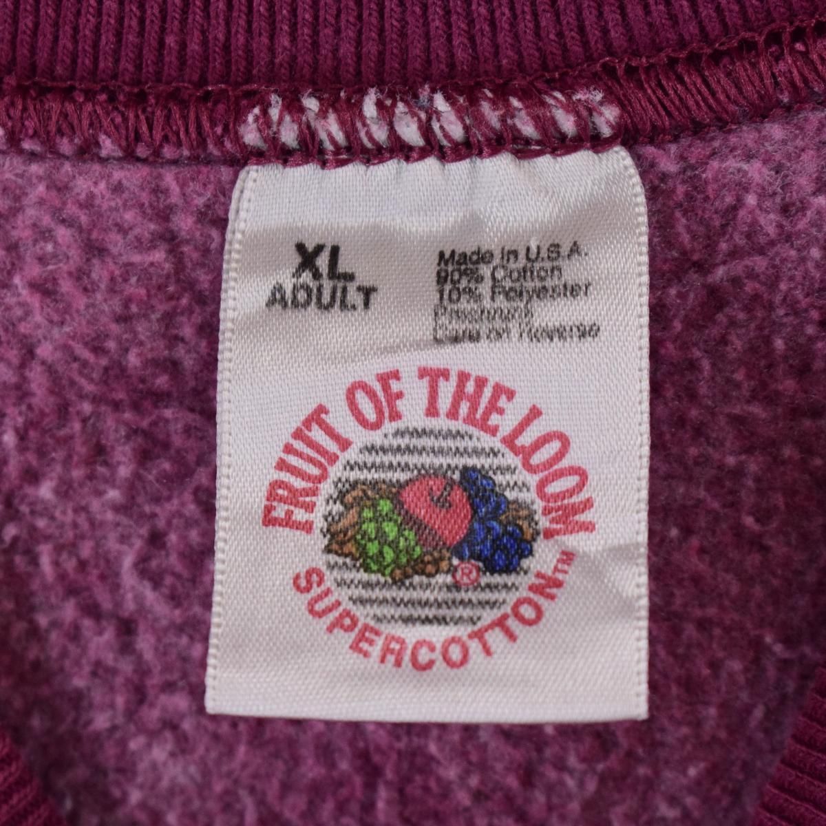 古着 90年代 フルーツオブザルーム FRUIT OF THE LOOM プリント