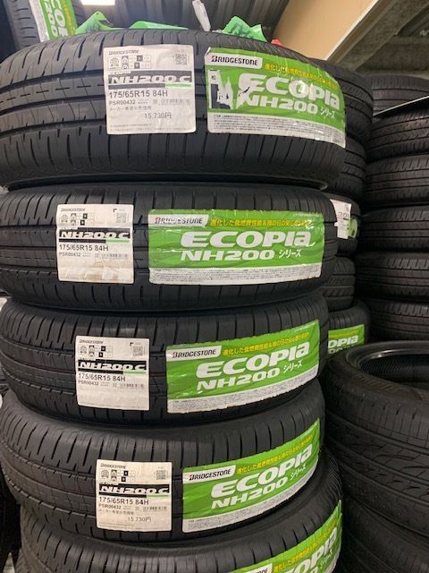 新品4本セット】1セット限定 売切り価格!! 175/65R15 84Ｈ ブリヂストン エコピア NH200C（軽・コンパクト）（2021年製） -  メルカリ