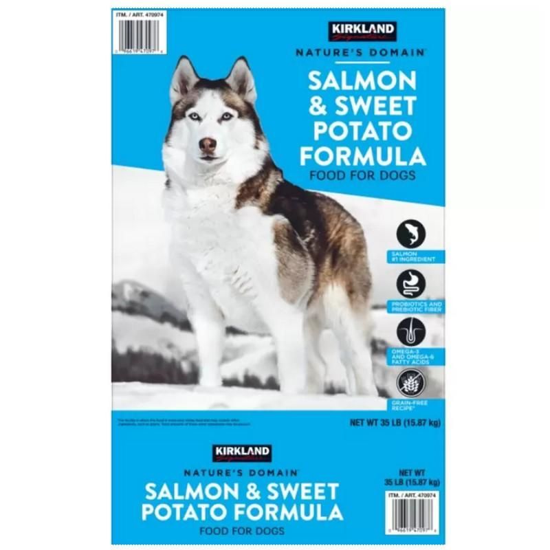 ドッグフード サーモン＆ポテト 成犬用 15.87kg ネイチャーズドメイン グレインフリー いぬ ペット えさ 食品 コストコ