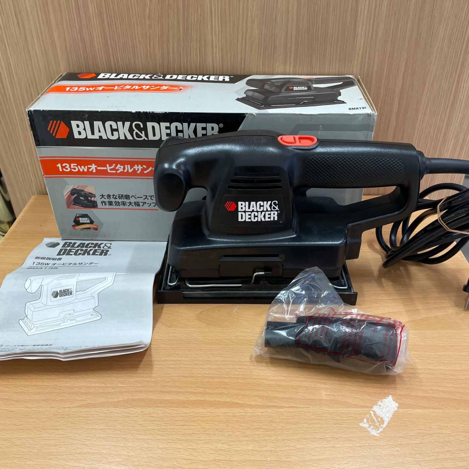 □black&decker ブラックアンドデッカー オービタルサンダー BMA135 A24-1801 - メルカリ