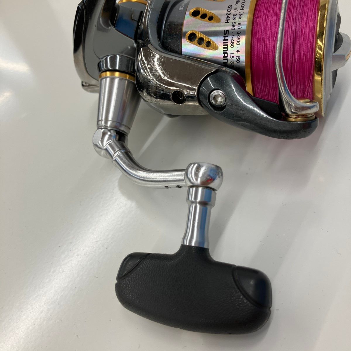釣り用品 リール スピニングリール SHIMANO SD34H キズ有 07ステラ4000