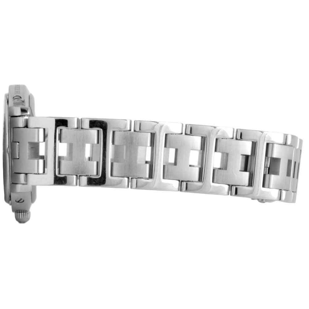 エルメス HERMES CL4.210 クリッパー ナクレ デイト 腕時計 ネイビー  