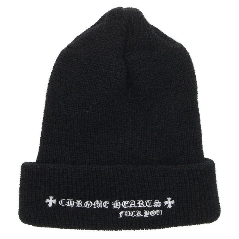 クロムハーツ  WOOL WATCH CAP/ウールワッチキャップ CHプラスステッチビーニーニットキャップ メンズ