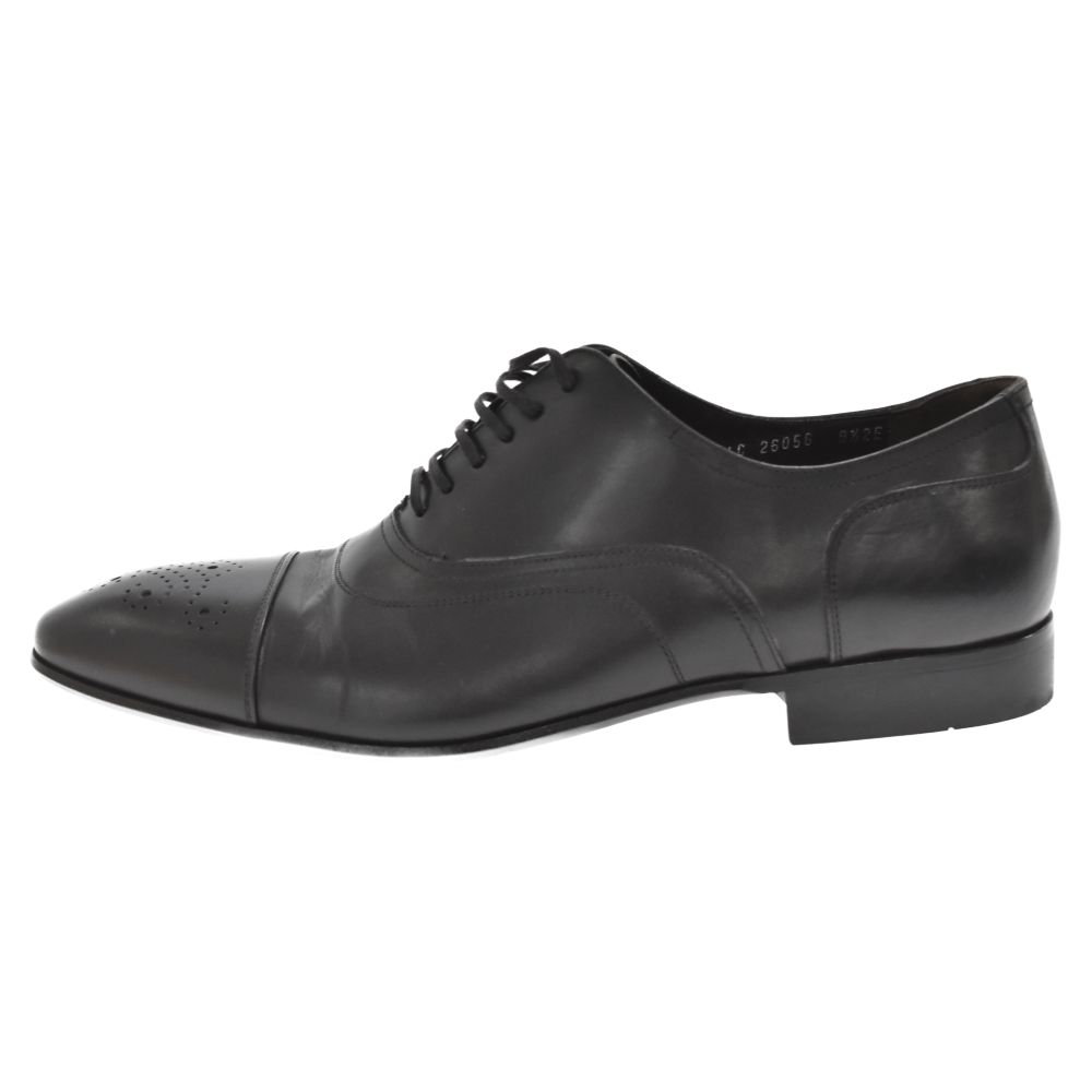 サルヴァトーレフェラガモ ウイングチップ ブラック Salvatore Ferragamo (サルヴァトーレ フェラガモ) ウイング