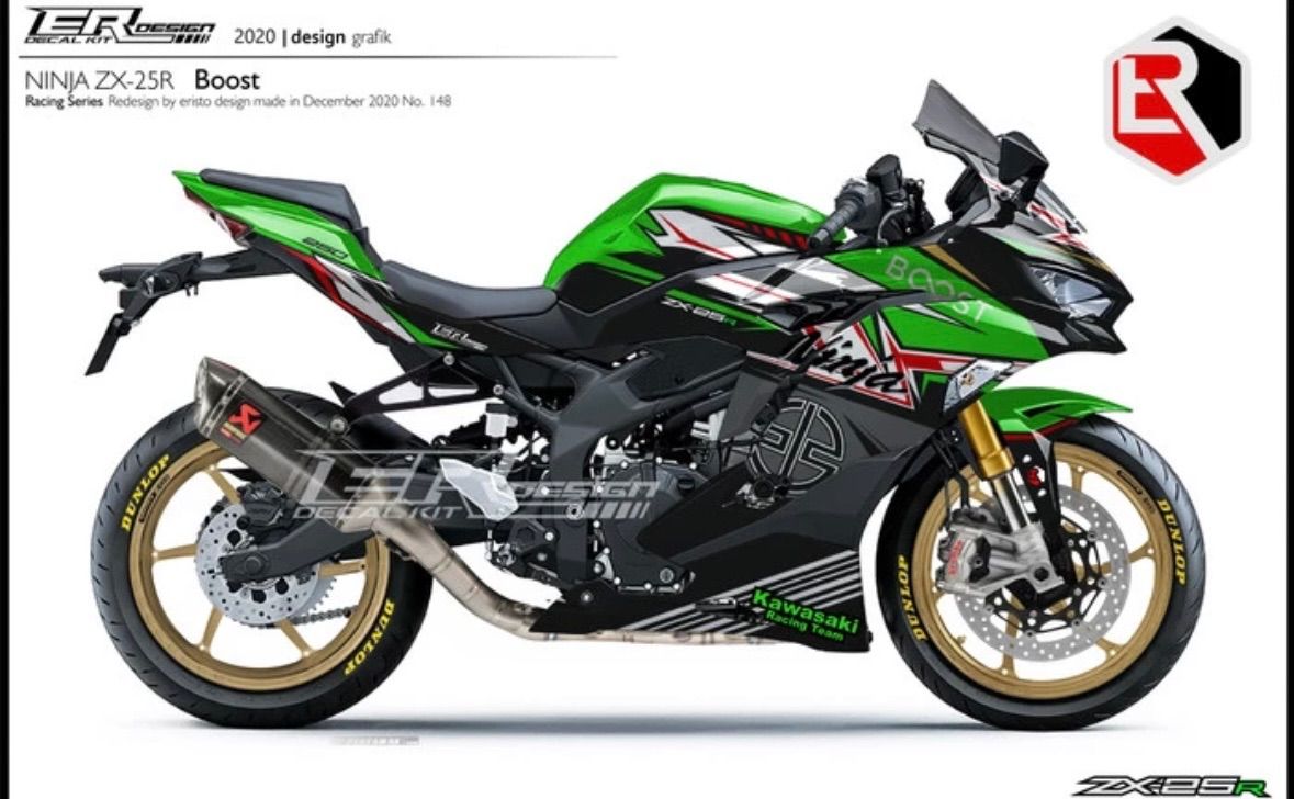 ZX25R カスタムデカールキット 受注製造 - メルカリ