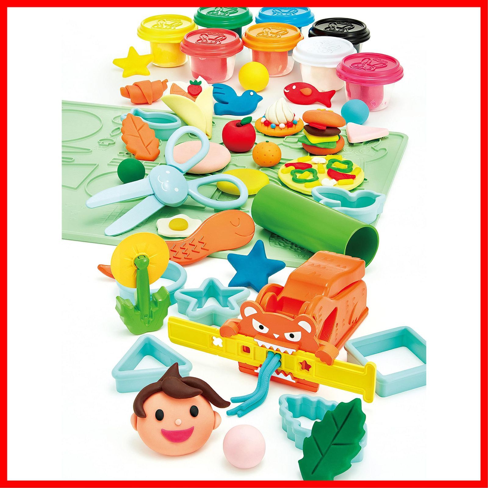 【人気商品】おおきなねんど版のきほんセット ねんDo! グリーン